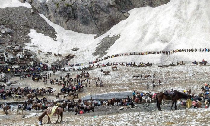 Temporary break for Amarnath Yatra