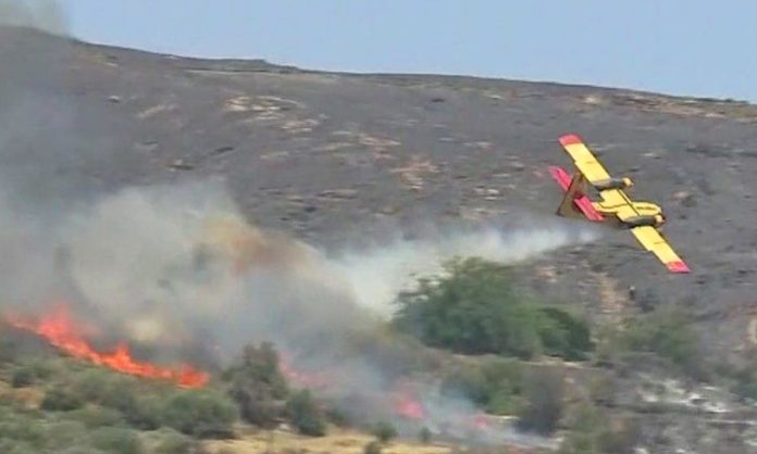 Two pilots die as firefighting plane crashes