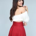 Yukti Tareja in white and white dress Photos