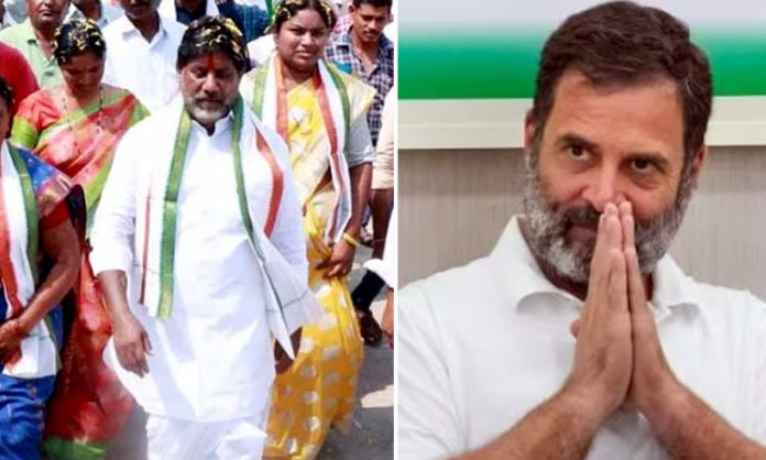 Rahul Gandhi to facilitate Bhatti in Khammam Sabha