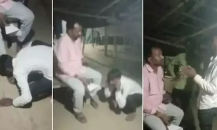 Dalit Man Lick Lineman's Shoes in UP