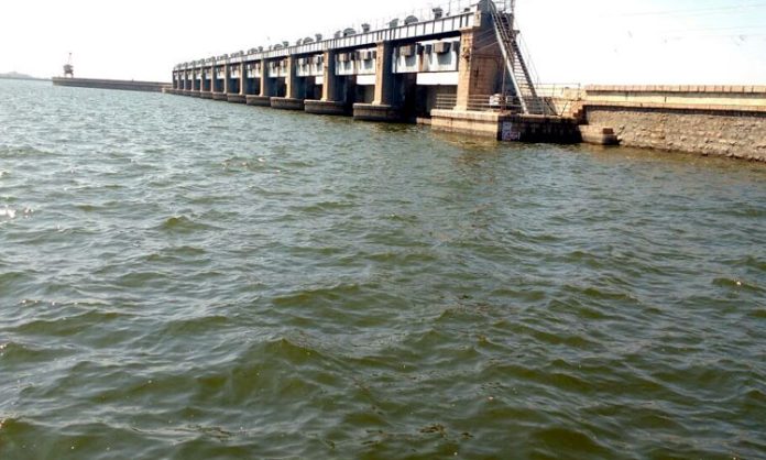 Heavy flood water into Nizam Sagar Project