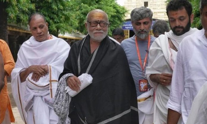 Morari Bapu yatra reached to Srisailam