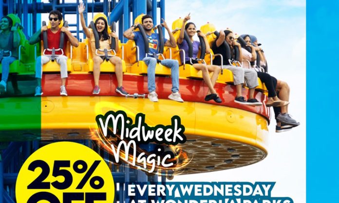 Wonderla Hyderabad 25 percent offer on Online Tickets