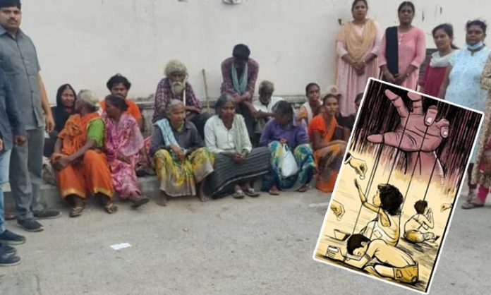 Begging racket Organizer arrested in Hyderabad