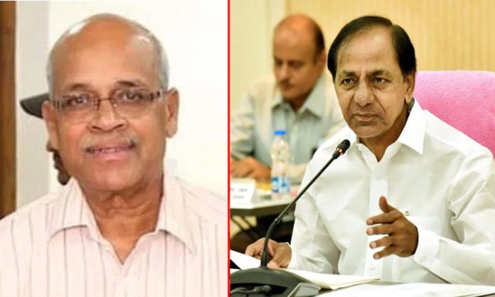 CM KCR condoles death of senior journalist Krishna Rao