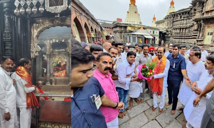 CM KCR reached kolhapur