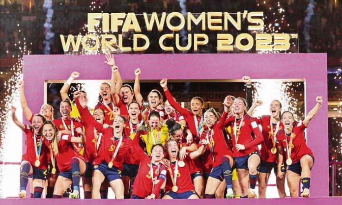 FIFA women world cup won spain
