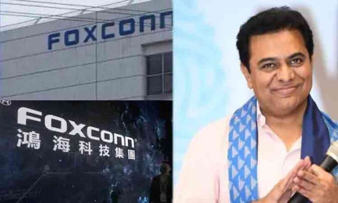 Another 400 million dollar investment by Foxconn in the state.. KTR tweet