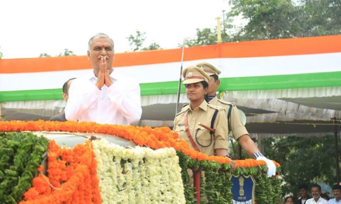 Harish rao speech in Independence day