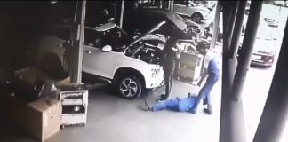 Heart attack while repairing car