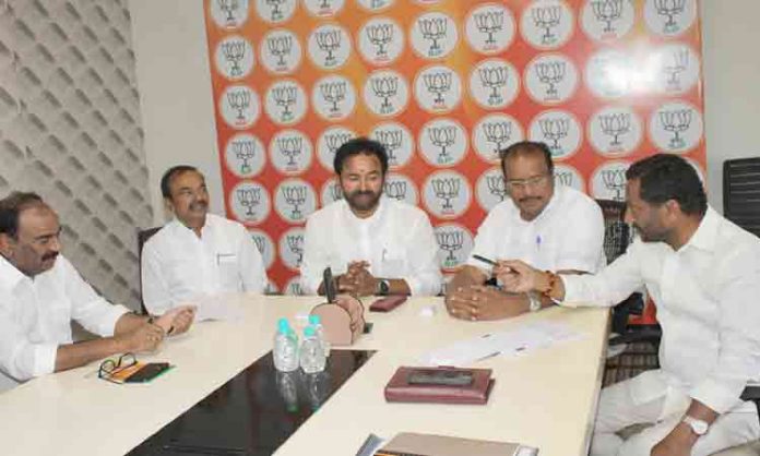 Kishan Reddy met with members of Legislative Assembly and Council