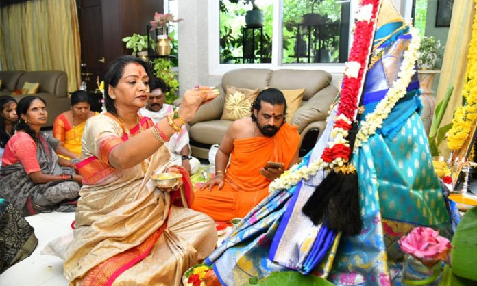 Mayor Varalakshmi Vratam performed with devotion