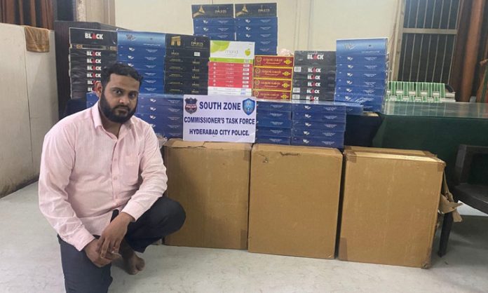 Person selling foreign cigarettes arrested