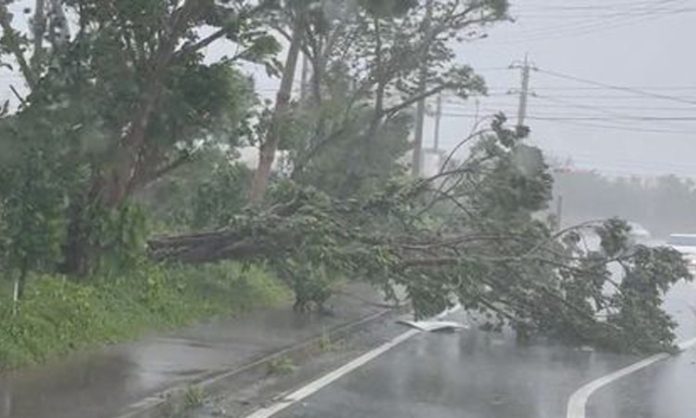South Korea Typhoon Khanun
