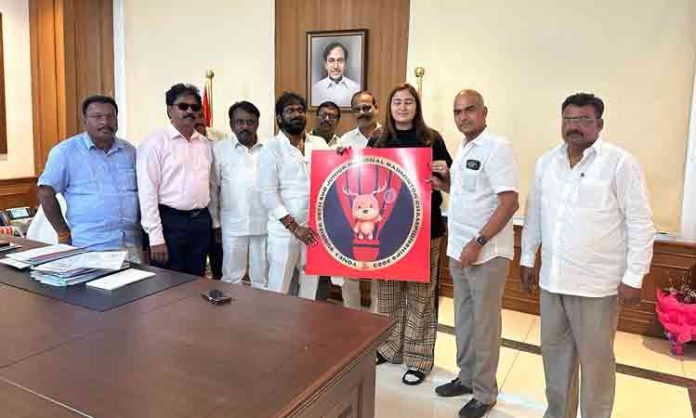 Unix Sunrise mascot was unveiled by Minister Srinivas Goud