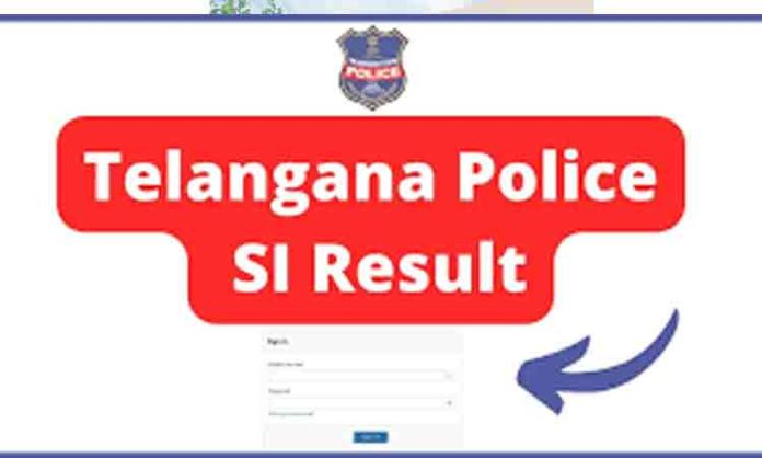 Telangana SI final results released