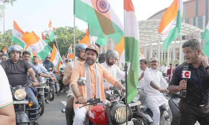 Tiranga rally in every city : Kishan Reddy