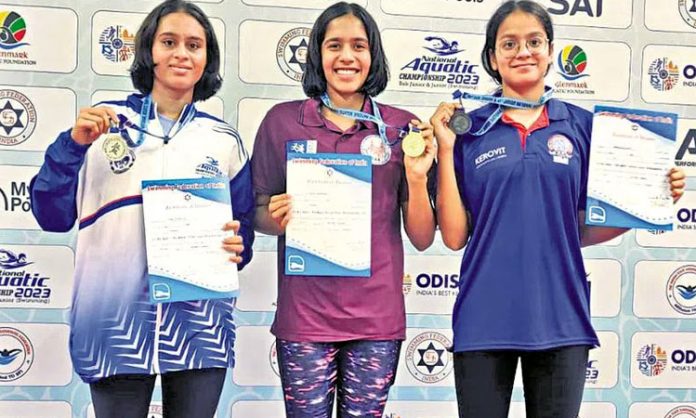 National Junior Aquatic Championships: Vritti Agarwal bags 2nd Gold medal