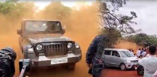 Car racing in Anantgiri hills
