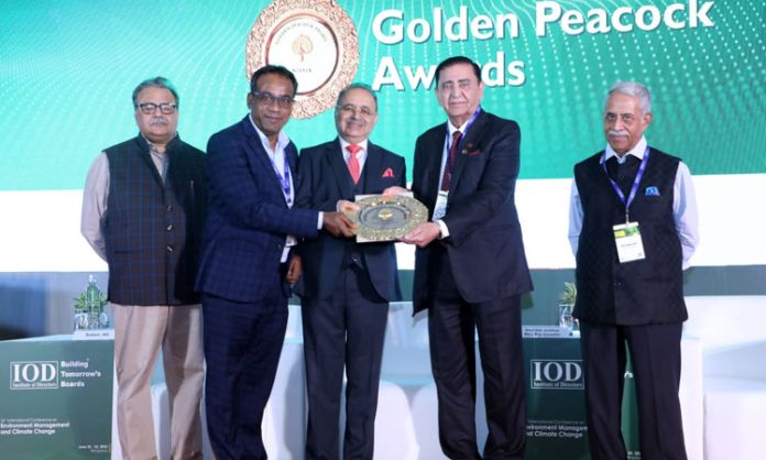 WFL Got Golden Peacock Eco-Innovation Award