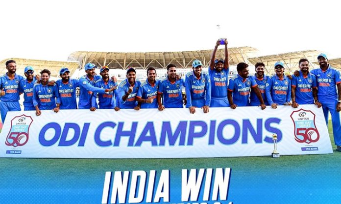 India won ODI Series against West Indies