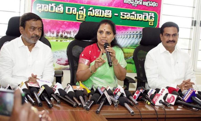 MLC Kavitha slams Congress over SC and ST Declaration