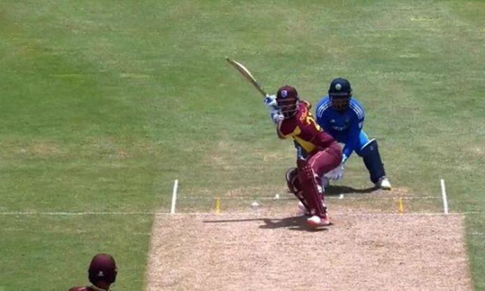 West Indies loss two wickets