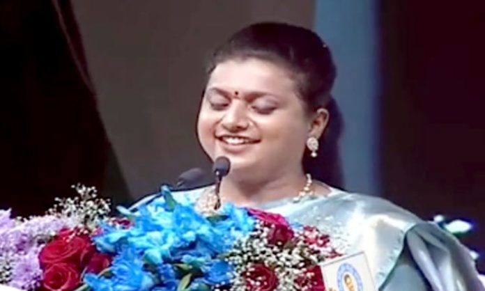 RK Roja Speech at Jagananna Vidya Deevena in Nagari