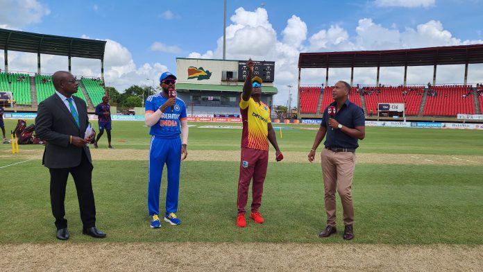 West indies won toss and elected bat