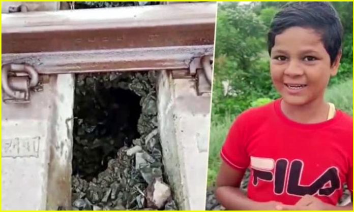 10-year-old boy stopping running train in West Bengal