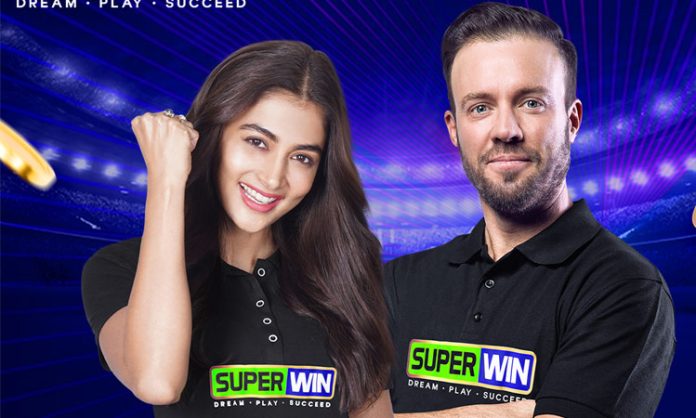 AB de Villiers and Pooja Hegde to represent SuperWin