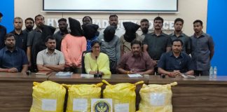 Gang was arrested for transporting ganja