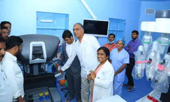 We are providing free corporate medicine through government hospitals: Harish Rao