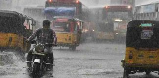 Heavy rain in many parts of Hyderabad