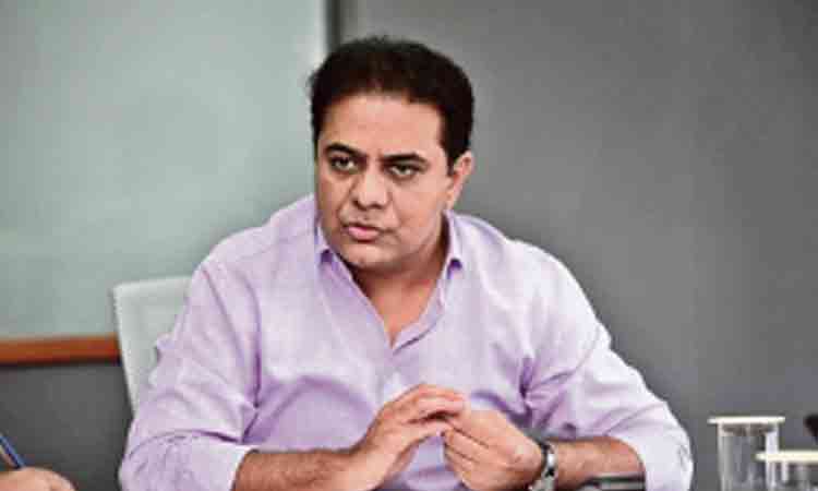 KTR Slams Congress during Chit Chat at Pragathi Bhavan