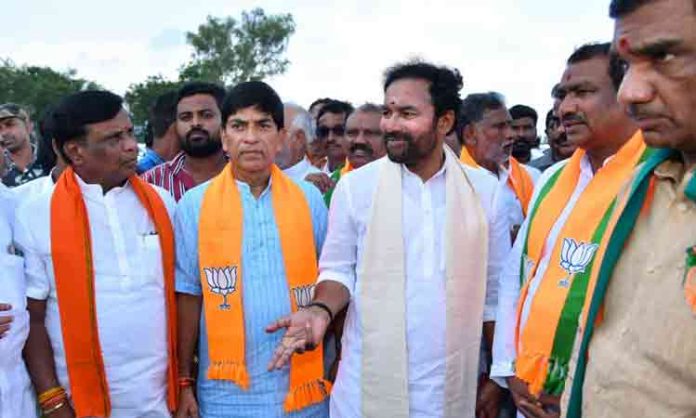 I don't need KTR certificate: Kishan Reddy