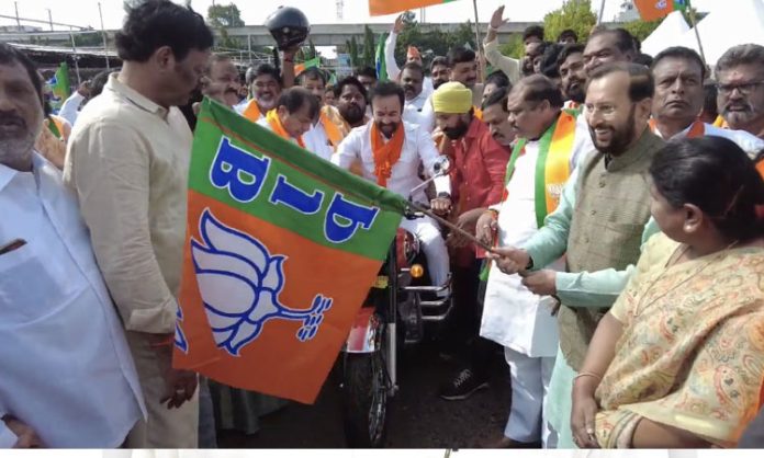 Kishan Reddy Bike rally