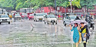 Three more days of rain.