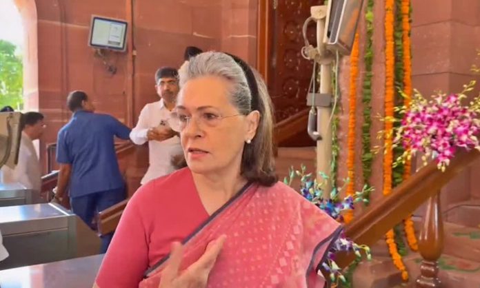 Sonia Gandhi Reacts To Reports Of Women Reservation Bill