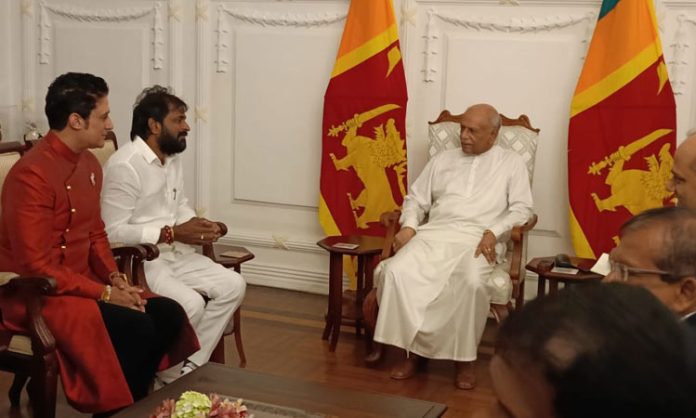 Minister Srinivas Goud met Sri Lankan Prime Minister Dinesh Gunawardhana