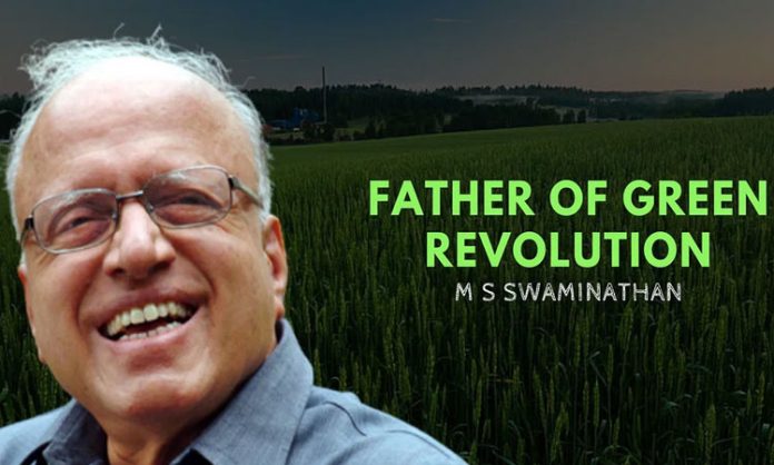 In agriculture Dr. Swaminadhan's recommendations are alive