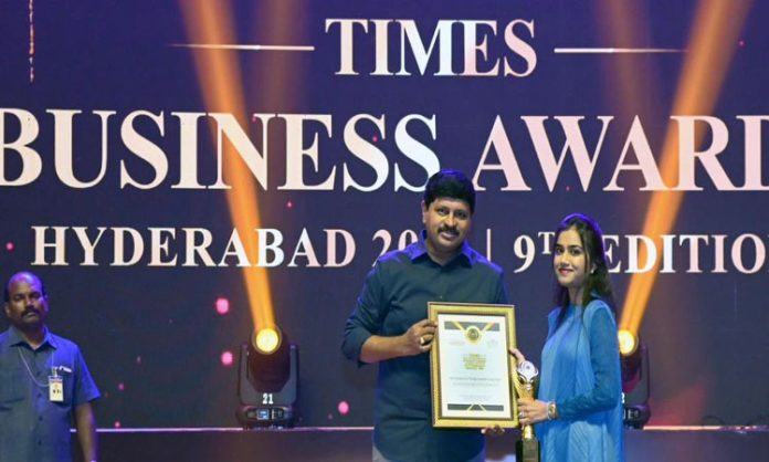 9th Times Business Awards presented by MP Santhosh Kumar