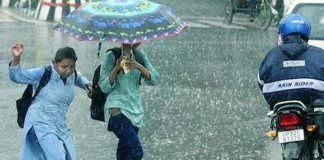 Rain in many parts of Secunderabad