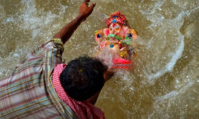 Two drown in Krishna river during Ganesh idol immersion