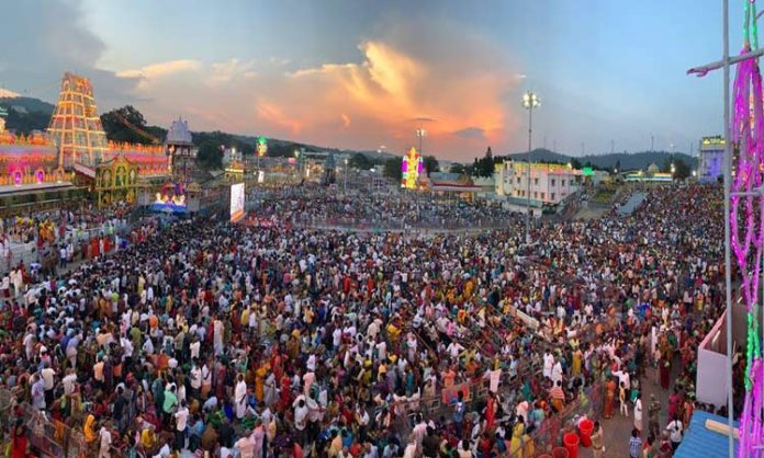 Garuda seva brahmotsavam 2023