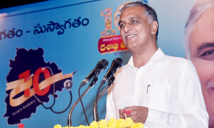 Harish Rao unveiled 10 year progress report of Health Department