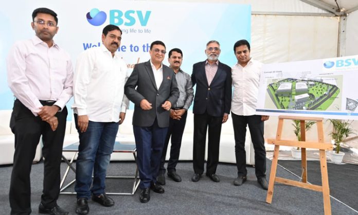 BSV Lays Foundation Stone to Bio-Pharmaceutical Manufacturing Plant