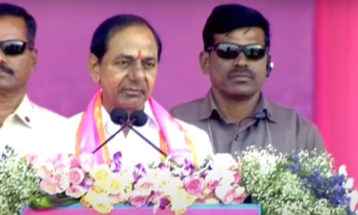 CM KCR Praja Ashirvada Sabha at Achampet