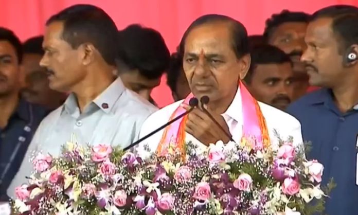 CM KCR speech in Bhongir